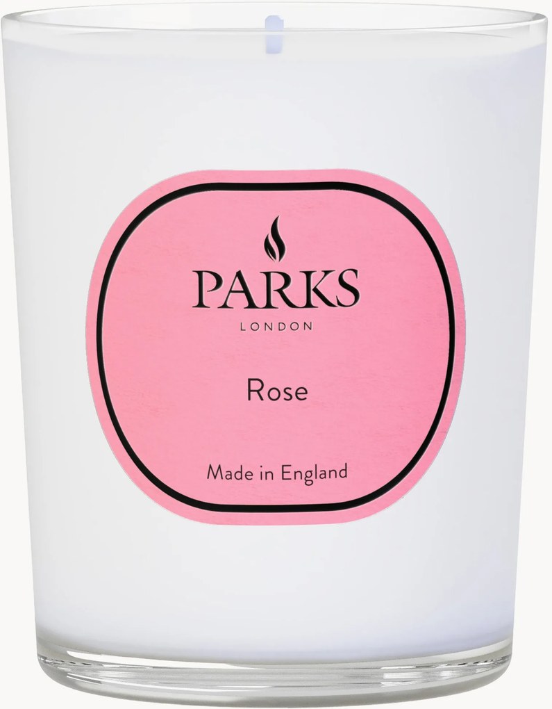 Ručne vyrobená vonná sviečka (Lily of the Valley, White Florals & White Musk)