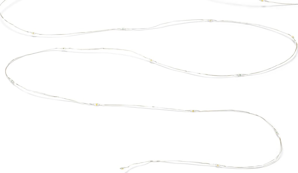 Svetelná reťaz s mikro LED, kvapky