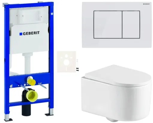 Závesný WC set Geberit do ľahkých stien / predstenová SAT SIKOGESREX72D30