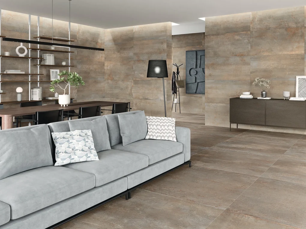 Dlažba Rhodium Brass 120x120 R
