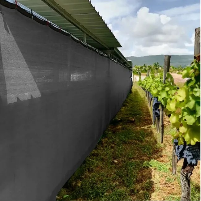 Balkónový / plotový kryt 1,5x5m, sivý
