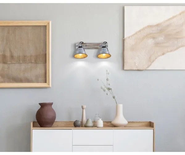 Globo 15366Z-2 - Bodové svietidlo GÜNTHER 2xE27/60W/230V