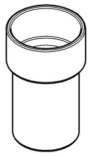 GROHE 40254000 - Sklenený pohár ALLURE, saténový (satin)