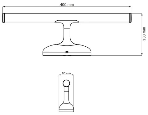 LED Kúpeľňové osvetlenie zrkadla ARMONA LED/6W/230V 4000K 40 cm IP44 chróm