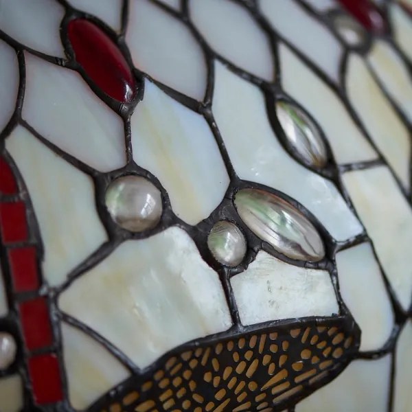 Endon 64085 - Stolná lampa Tiffany DRAGONFLY 2xE27/60W/230V pr. 41 cm