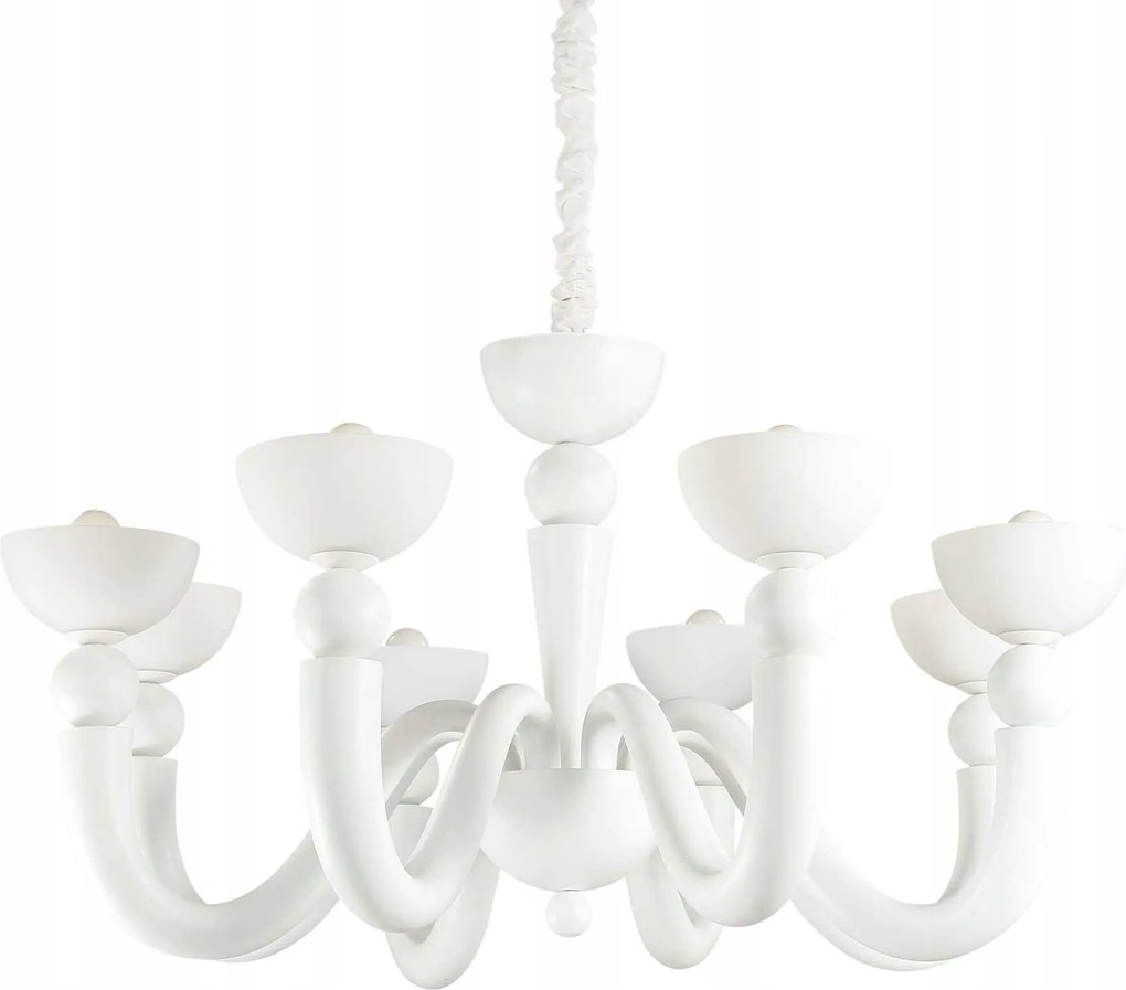 Závesné svietidlo Ideal Lux Bon Bon SP8 bianco 094007 biele 95,5cm