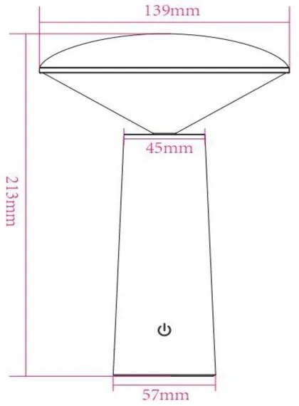 Lucide 02807/04/31 - LED Stmievateľná lampa JIVE LED/3W/3,7V 3000/6500K IP44 biela