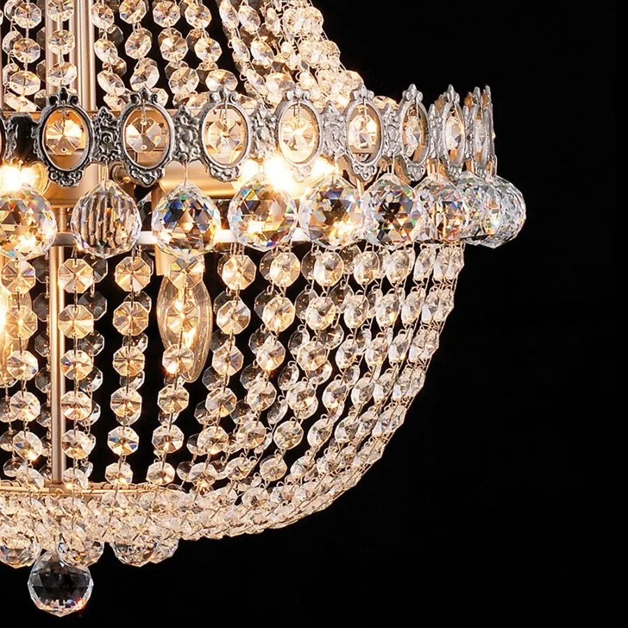 Krištáľový luster transparent Ø60*85