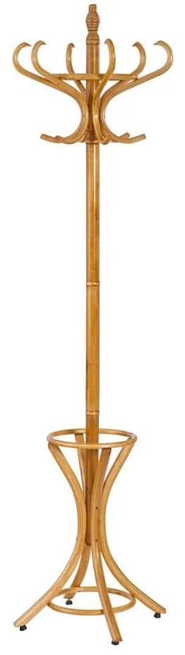 Stojanový vešiak 188x49 cm hnedý