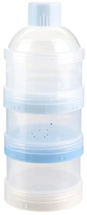 CMP Paris Zásobník na umelé mlieko, 3 stohovateľné dózy, ružová