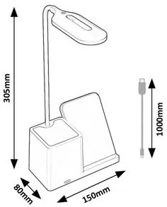 Rabalux CÉRIA LED stolná lampa 74232