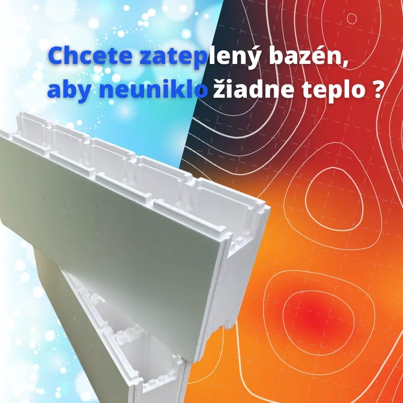Polystyrénové bazénové tvárnice na stavbu bazéna BIGBLOK (1 BIGBLOK = 2,5 x MINIBLOK)