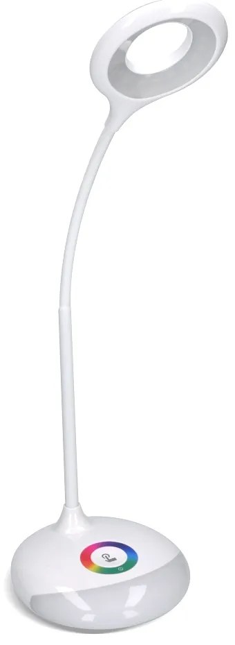 Nabíjacia stolná LED lampička 5 W, biela