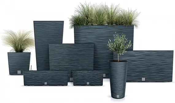 Plastový kvetináč DFS300 29,5 cm - biela