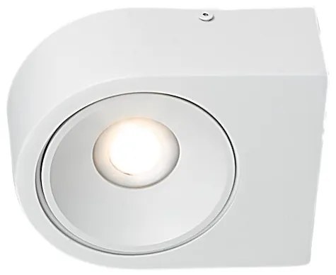 Nástenné svietidlo Luce, 1x biele kovové tienidlo, w