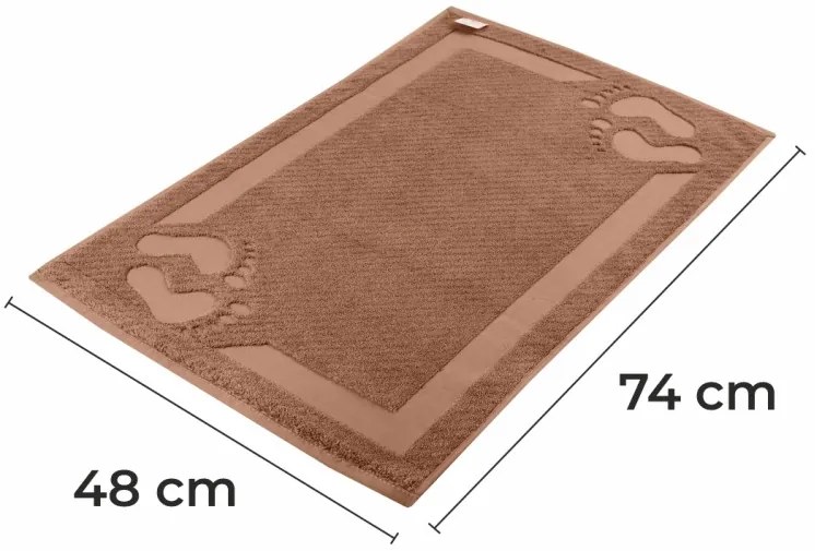 Kúpeľňová predložka Kyoto hnedá EMI