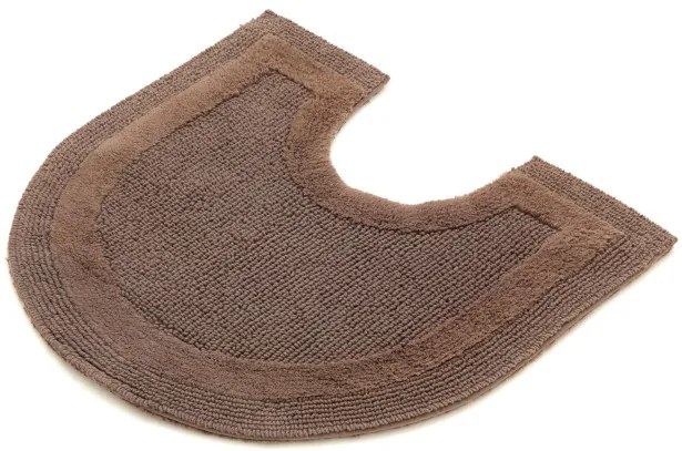 Kúpelňový koberček Keno Elips WC Sepia B03 s výrezom