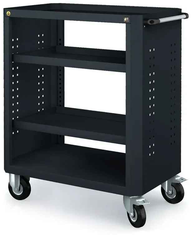 Alfa 3 Antistatický dielenský ESD vozík 968 x 765 x 500 mm, 4 police