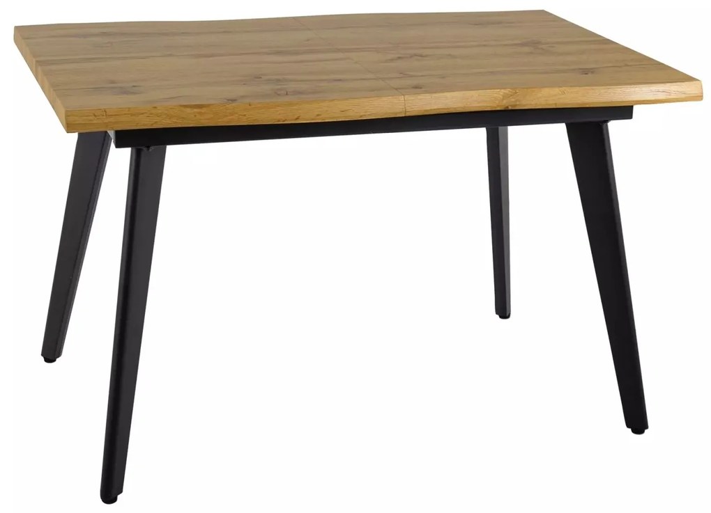 Rozkládací jídelní stůl Fresno 150/210 cm dub artisan/černý