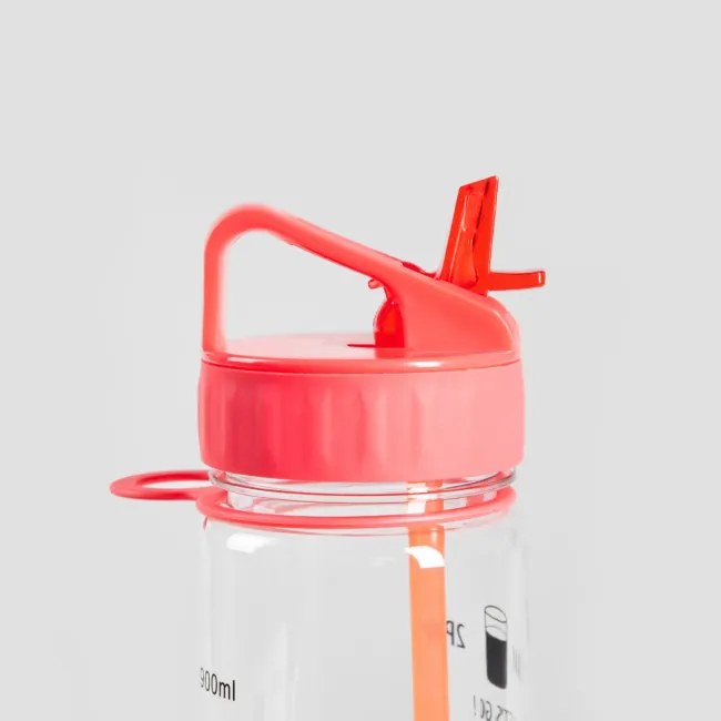 Fľaša AQUAFLOW ružová 739248 900 ml