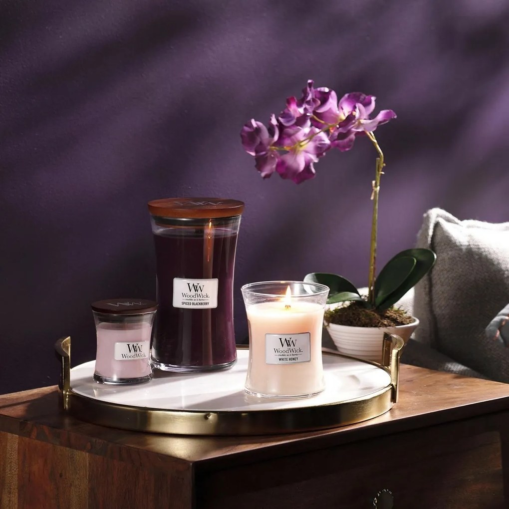 WoodWick vonná sviečka veľká váza SpicedBlackberry, 609 g