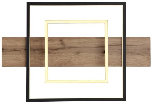 Globo 67289D - stmievateľné LED stropné svietidlo VANNI LED/24W/230V hnedá/čierna