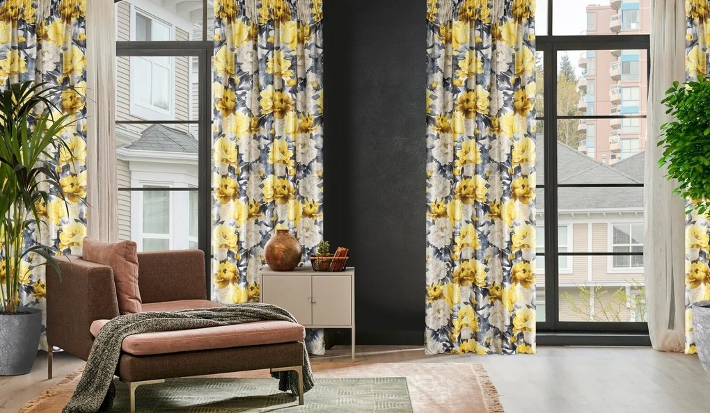 ZATEMŇOVACÍ ZÁVES NA PÁSKE VENICE 140X270 CM VZOROVANÁ