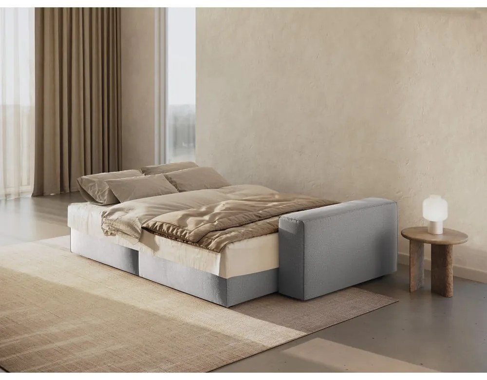 Svetlosivá rozkladacia pohovka 247 cm Jodie – Micadoni Home