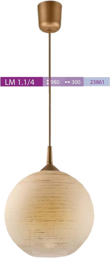 Závesné svietidlo Lamkur LM-1.1/4 23861
