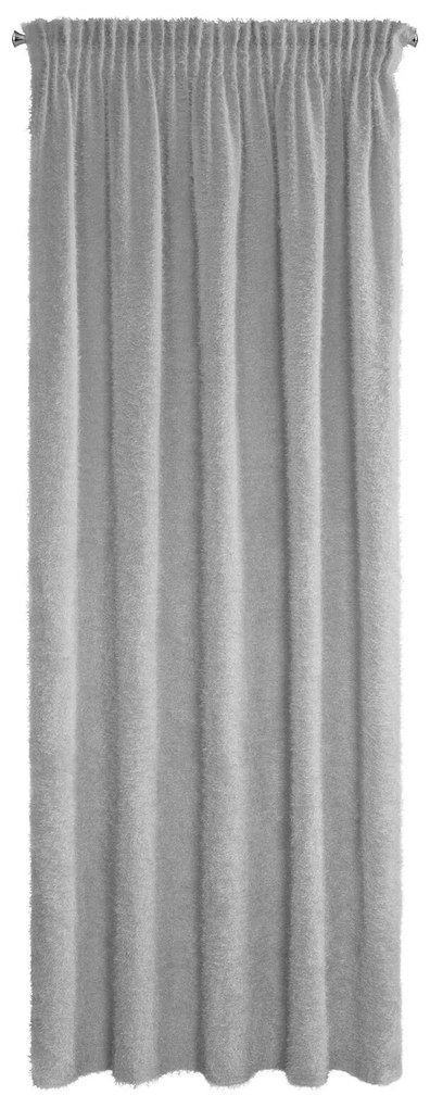 ZÁVES NA PÁSKE AGIS 140X270 CM STRIEBORNÁ