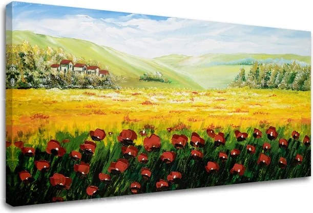 Autorská reprodukcia na plátne KRAJINA XOBBI145E1