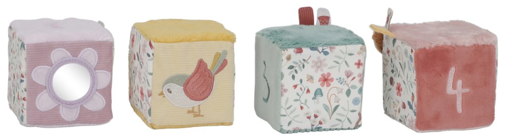 Kocky textilné 4 ks Fairy Garden