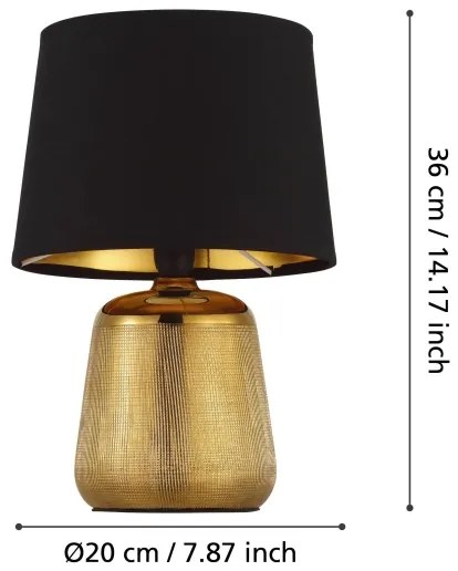 Eglo 99331 - Stolná lampa MANALBA 1xE14/40W/230V