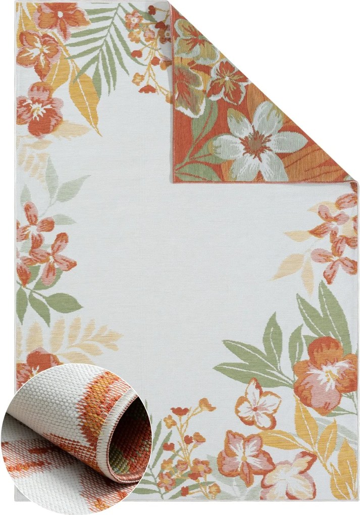 Kusový koberec Paloma cream – na von aj na doma, 100x160, viacfarebná, chodba / predsieň, My Flair