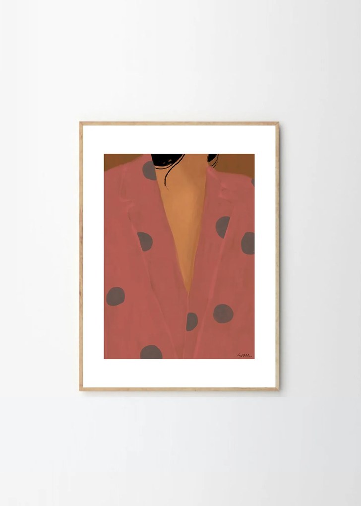 THE POSTER CLUB Autorský plagát Dressed by Sandra Blomén Maschinsky 30 x 40 cm