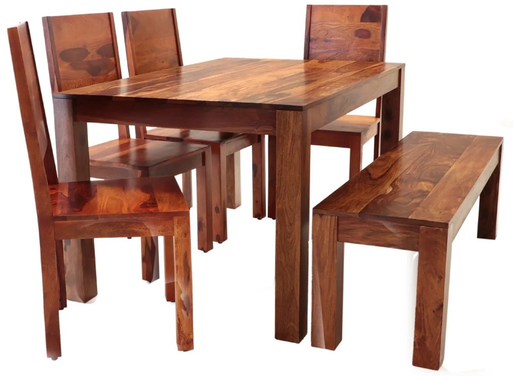 furniture-nabytek.cz - Jídelní set pro 6 osob z masivu palisandr