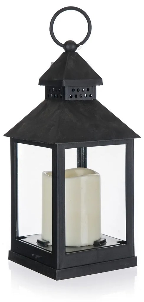 Home Decor Lampáš so LED sviečkou, 10 x 10 x 23 cm