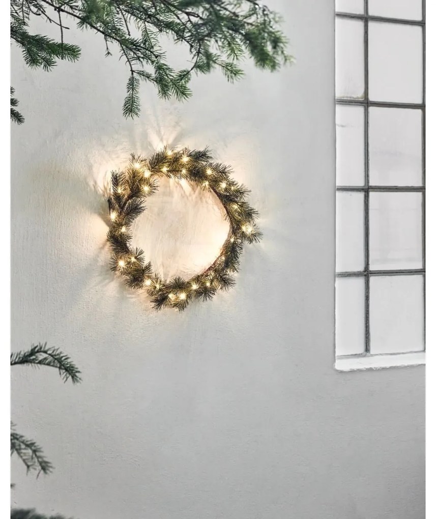 House Doctor Svietiaci LED veniec Peuce Nature Ø 40 cm