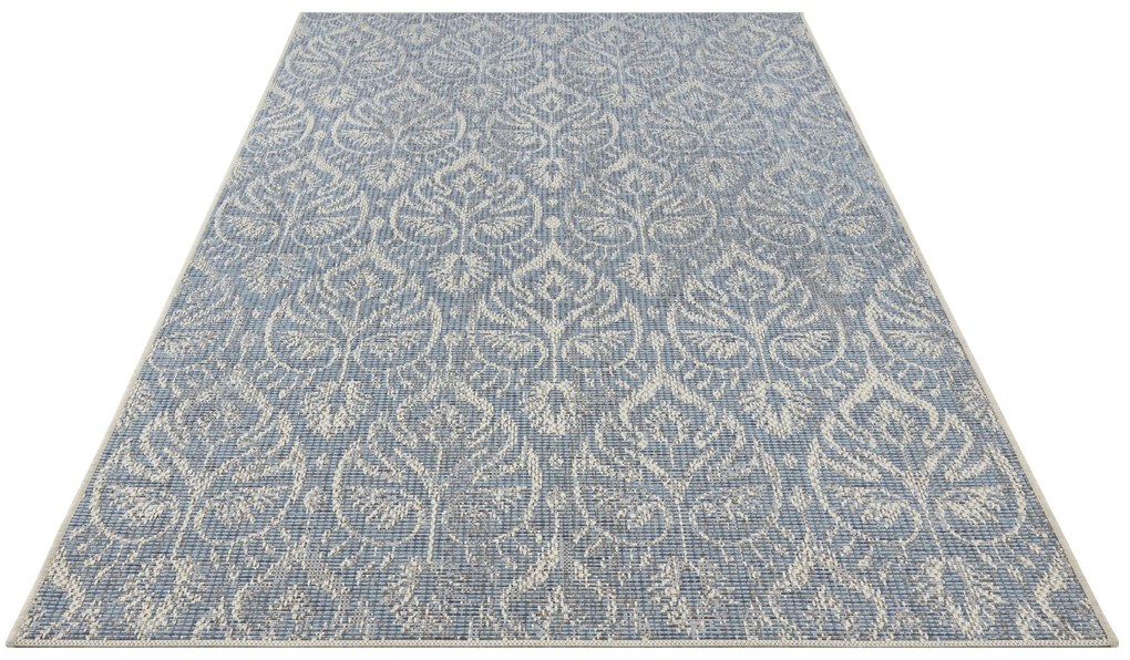 NORTHRUGS - Hanse Home koberce Kusový koberec Jaffa 103891 Azurblue / Taupe - 140x200 cm