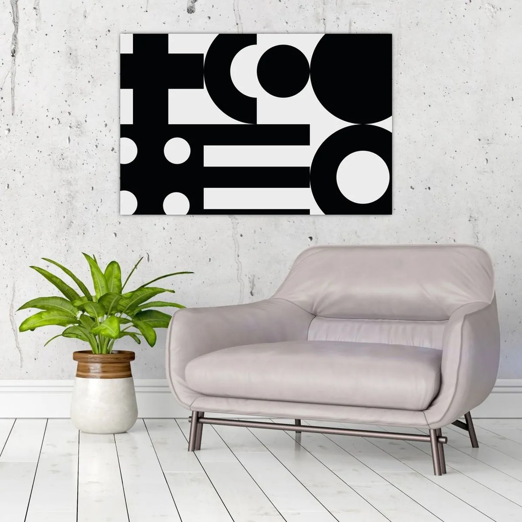 Obraz - Geometrická abstrakcia N⁰3 (90x60 cm)