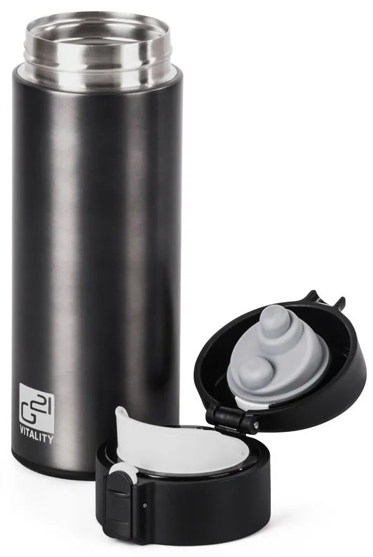 Termofľaša G21 na pitie, 350 ml, oceľovo šedá 60022407
