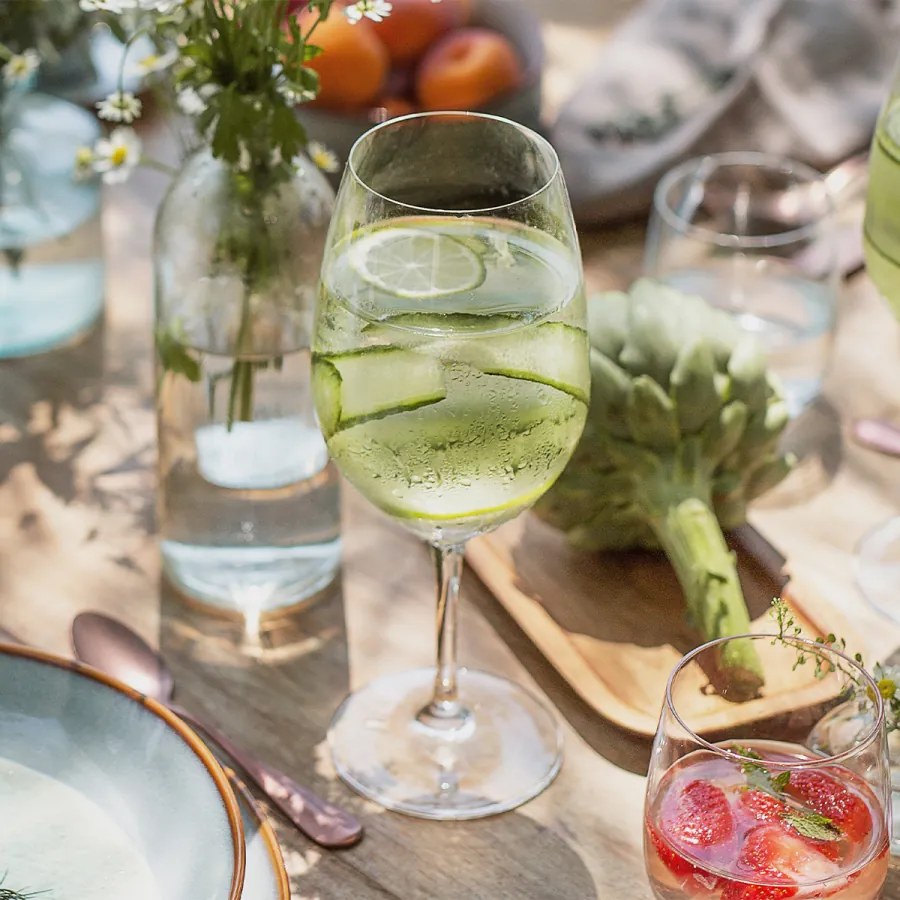 Poháre na červené víno 650 ml set 4 ks - Benu Glas Lunasol META Glass - 322041