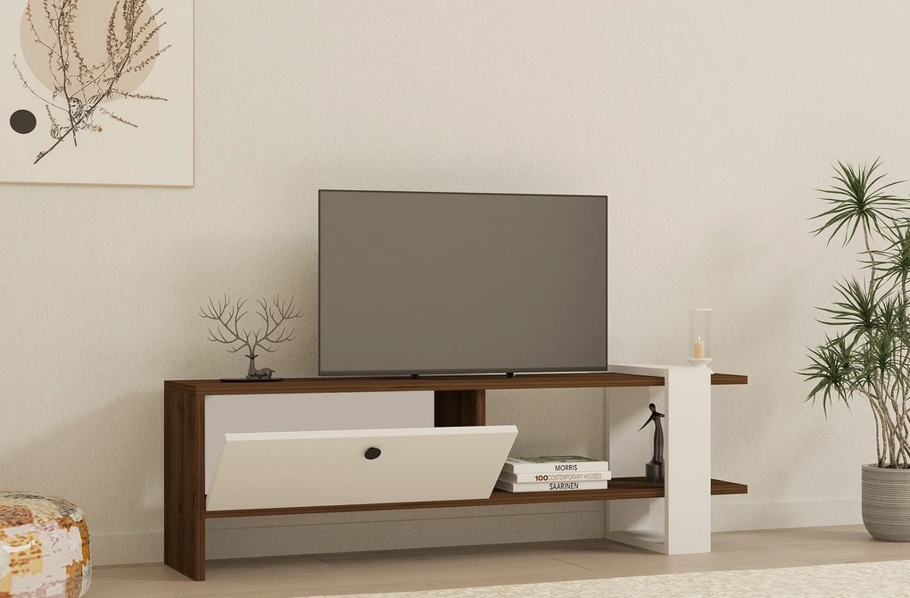 Gaye - Walnut, White