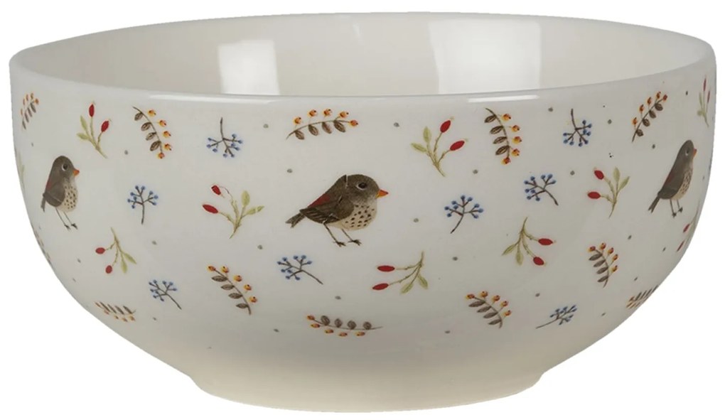 Keramická miska s motívom vtáčika Moineau Ø 14*7 cm / 500 ml