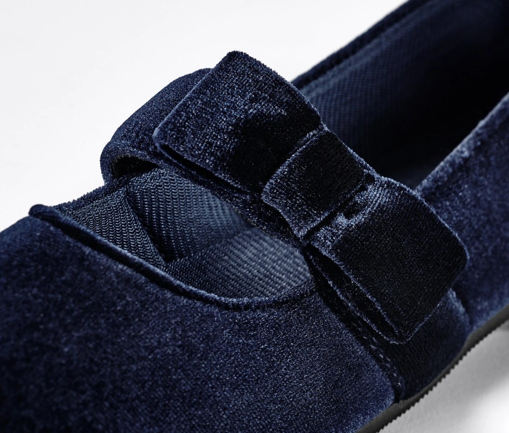 Detské zamatové balerínky