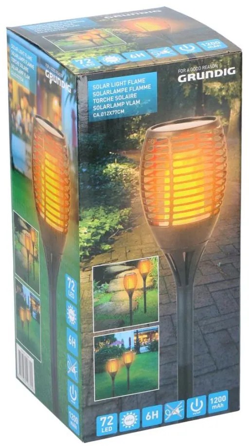 Grundig - LED Solárna lampa LED/1xAA