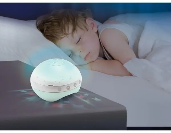 Infantino - Kolotoč nad postieľkou s melódiou a projektorom 3v1 3xAAA zelená