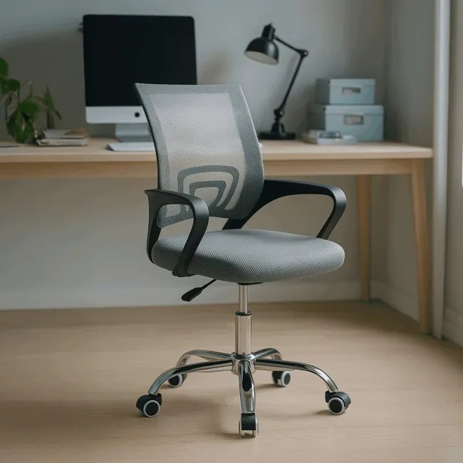 Detská otočná stolička sivá KA-L103 GREY