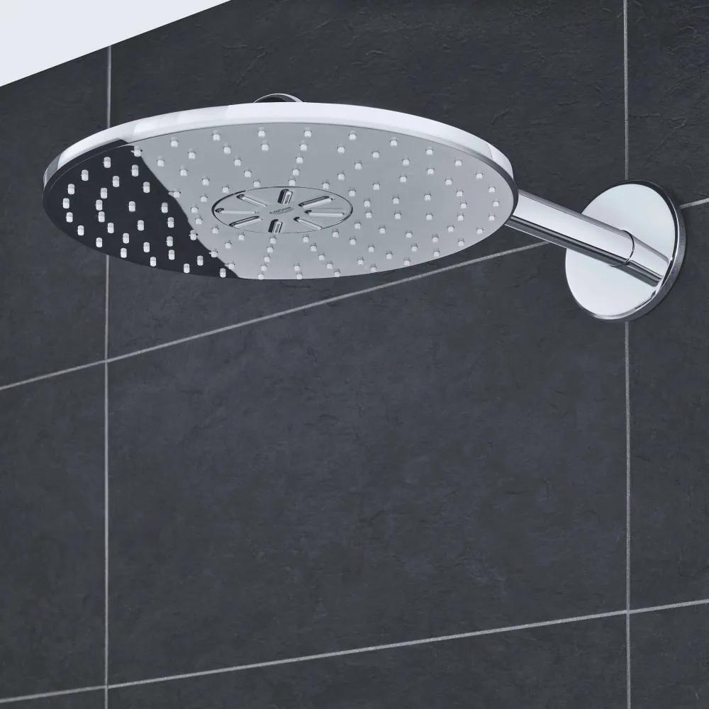 GROHE Rainshower SmartActive horná sprcha 2jet, priemer 310 mm, so sprchovým ramenom 430 mm, chróm, 26475000