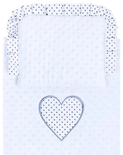 NEW BABY Perinky do kočíka z Minky New Baby biela